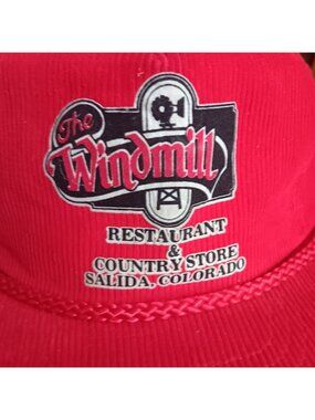 Vintage Snapback Cap Trucker Windmill Restaurant Country Store Salida Colorado